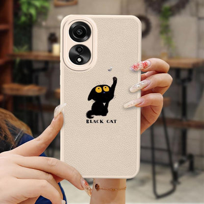 OPPO A78 4G Case Dustproof Shockproof Airbag Nordic Style Couple Cute