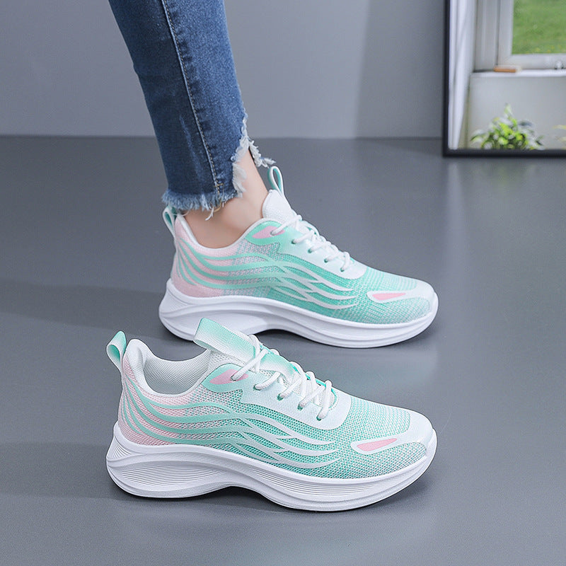 Women's lightweight shock-absorbing casual sports shoes