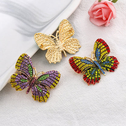 Fashion Colorful Butterfly Brooch Set