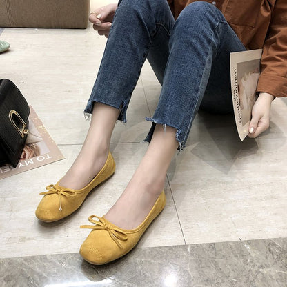 Egg roll shoes single shoes women