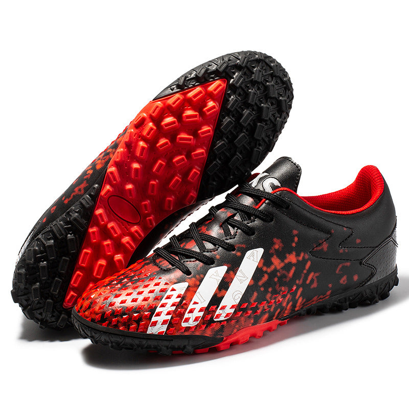 Cross-Border Football Shoes Men TF Studs Youth Two-Tone Long