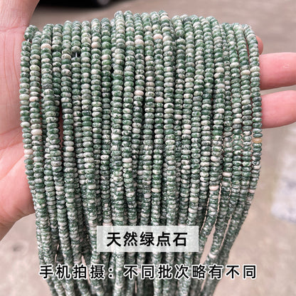 4 * 2Mm natural jade abacus beads loose beads