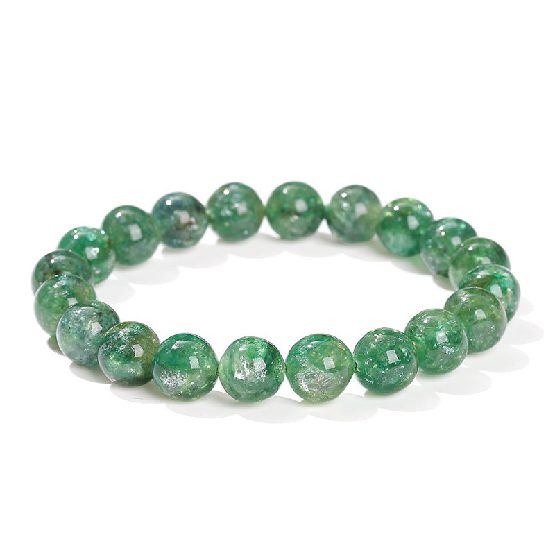 Natural green grandmother crystal bracelet