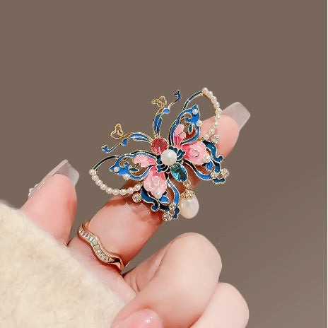 Premium Enamel Painted Butterfly Brooch