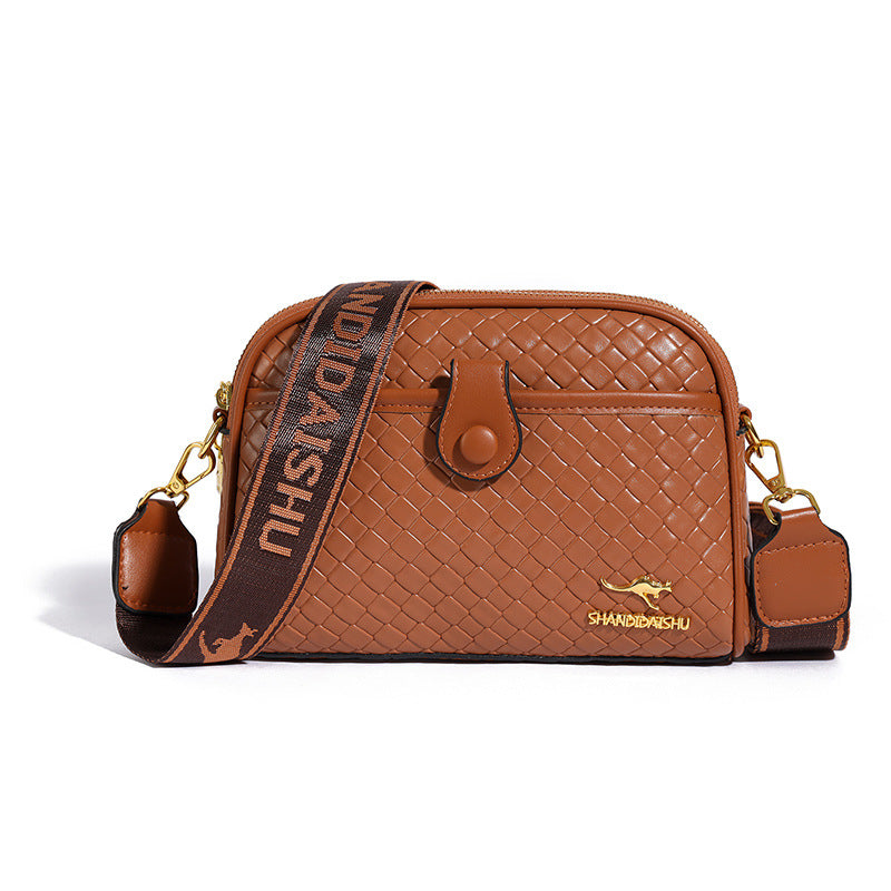 Classic woven pattern bag women