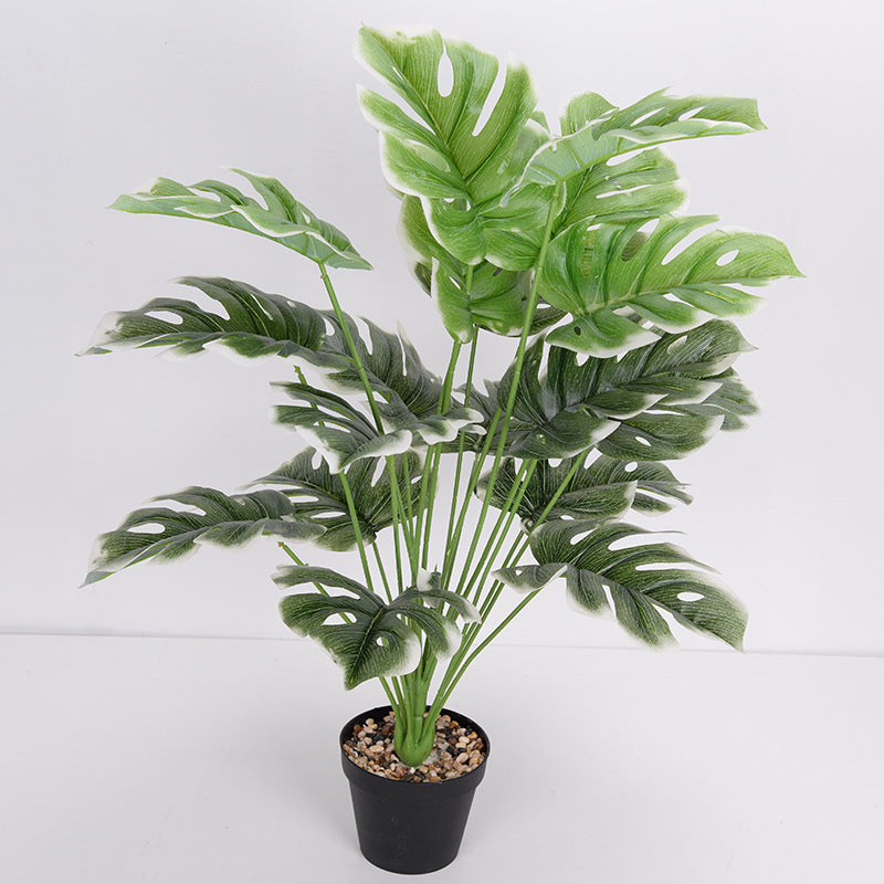 Nordic green potted artificial tree