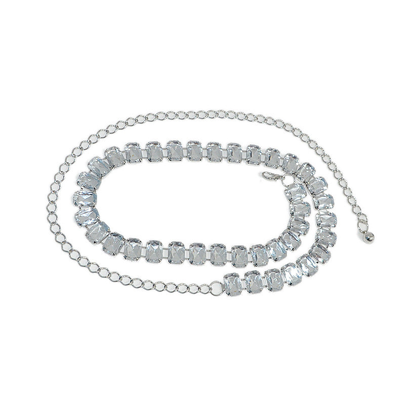 Acrylic crystal chain waist chain