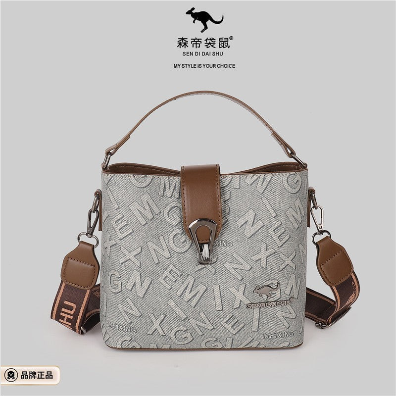 Fashion Printed Tote Bucket Bag