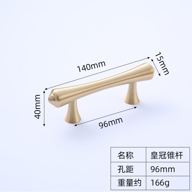 Drawer handle Brass long handle