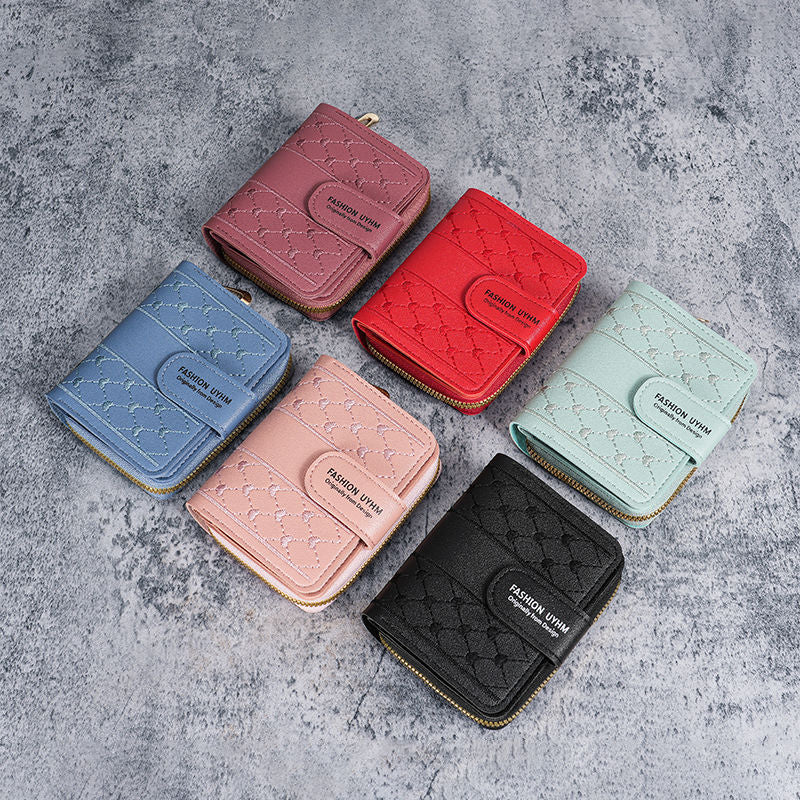 Versatile love color wallet card bag