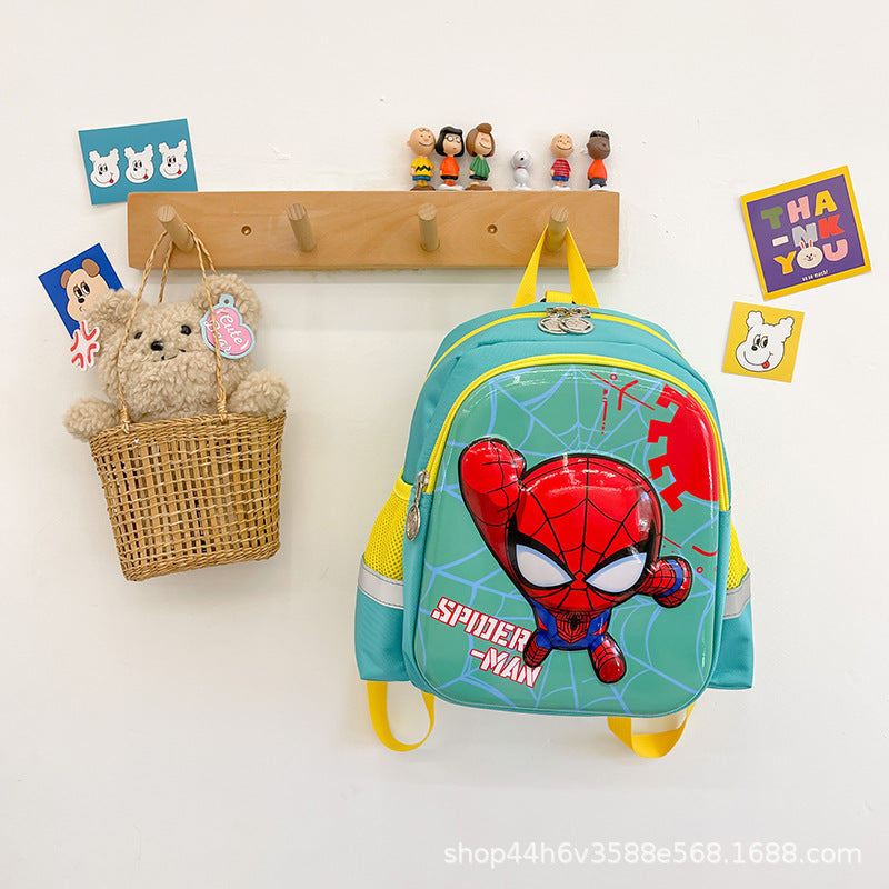 Children's cartoon spiderman backpack