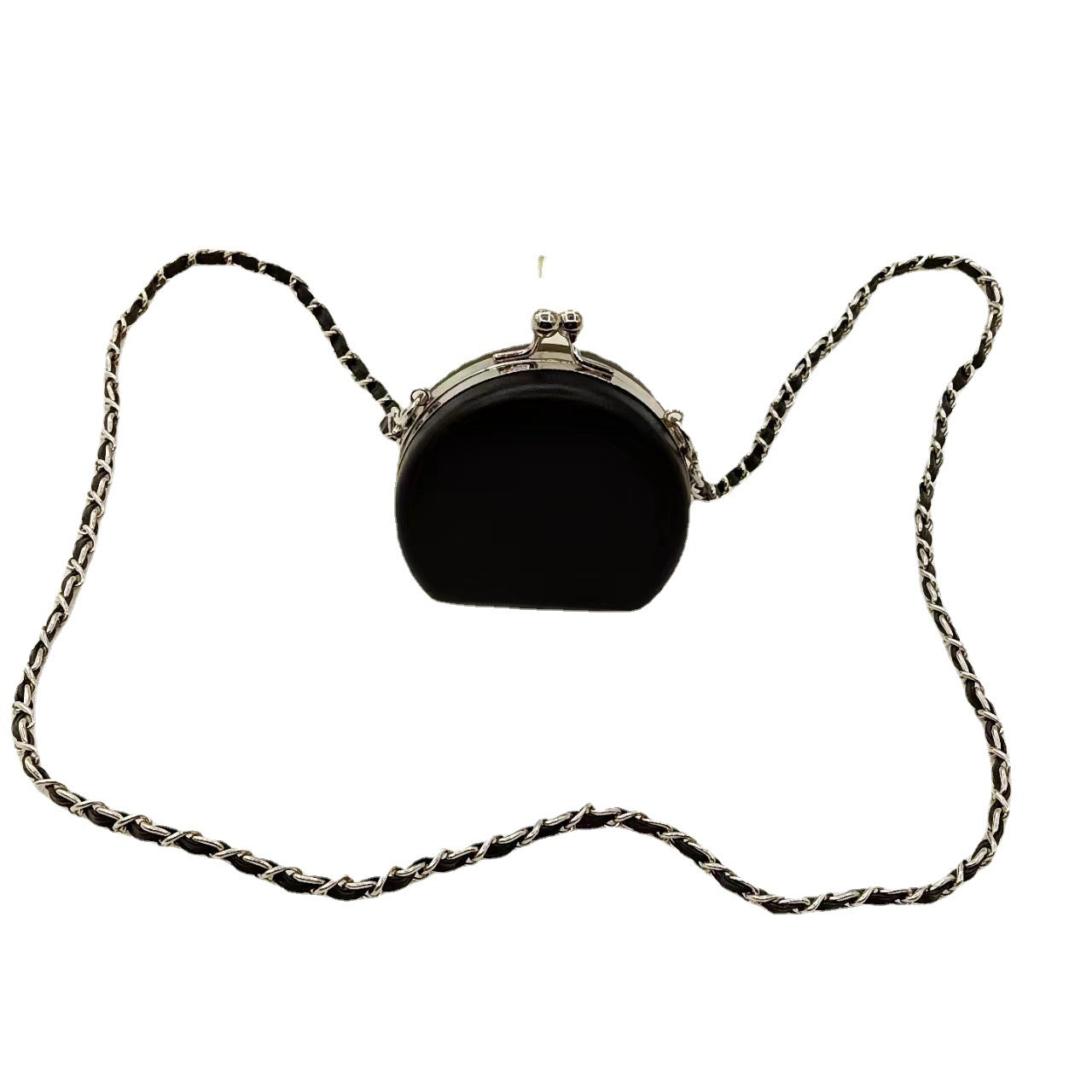 Metal mirror mini decorative bag