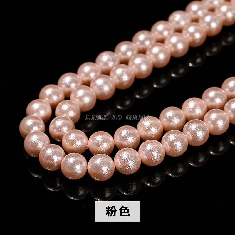 Pearl loose beads golden cotton shell beads DIY