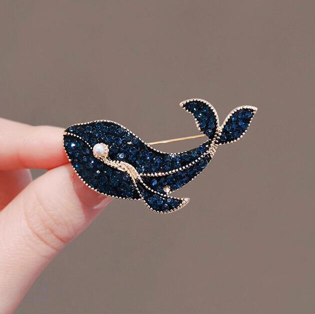 Cute Whale Brooch