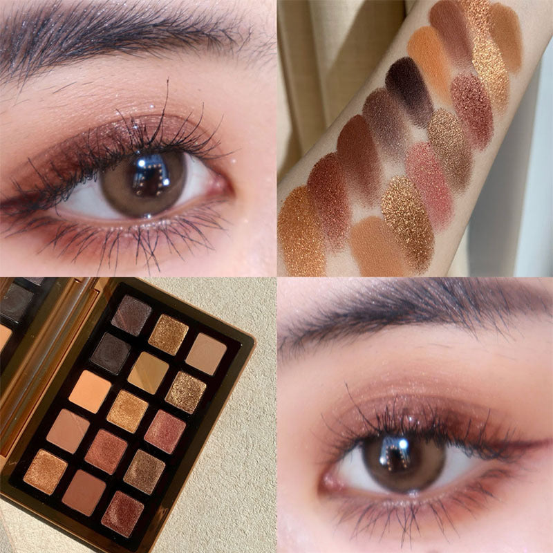 Retro 15-Color Copper Eyeshadow Palette