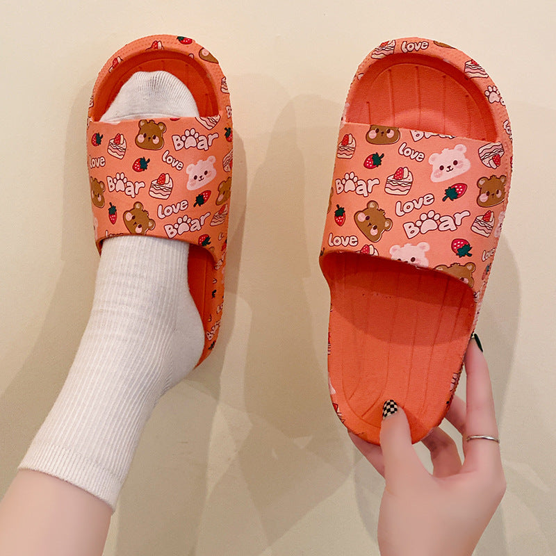 Fashion printed slippers