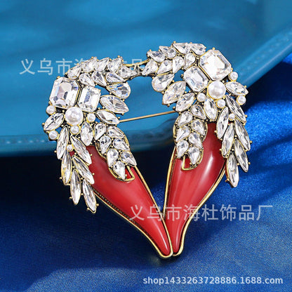 Angel Wings Accessory Brooch