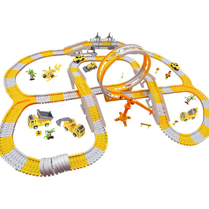 Kids DIY Track Car Toy