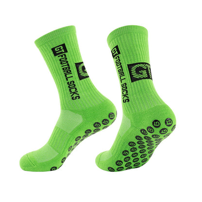 Anti-Slip Mid-Calf Football Socks Kids Adults