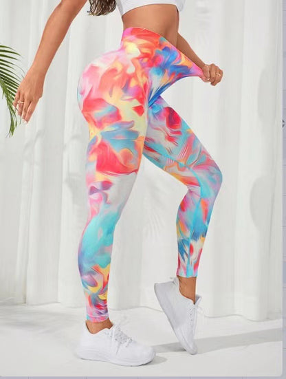 New Fluorescent Seamless Yoga Pants