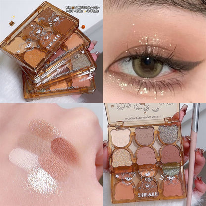 Paleta de sombras de ojos de 6 colores Swan Ballet 