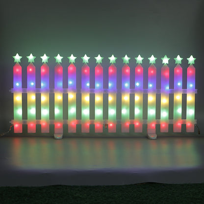 RGB point control outdoor landscape decoration atmosphere fence light