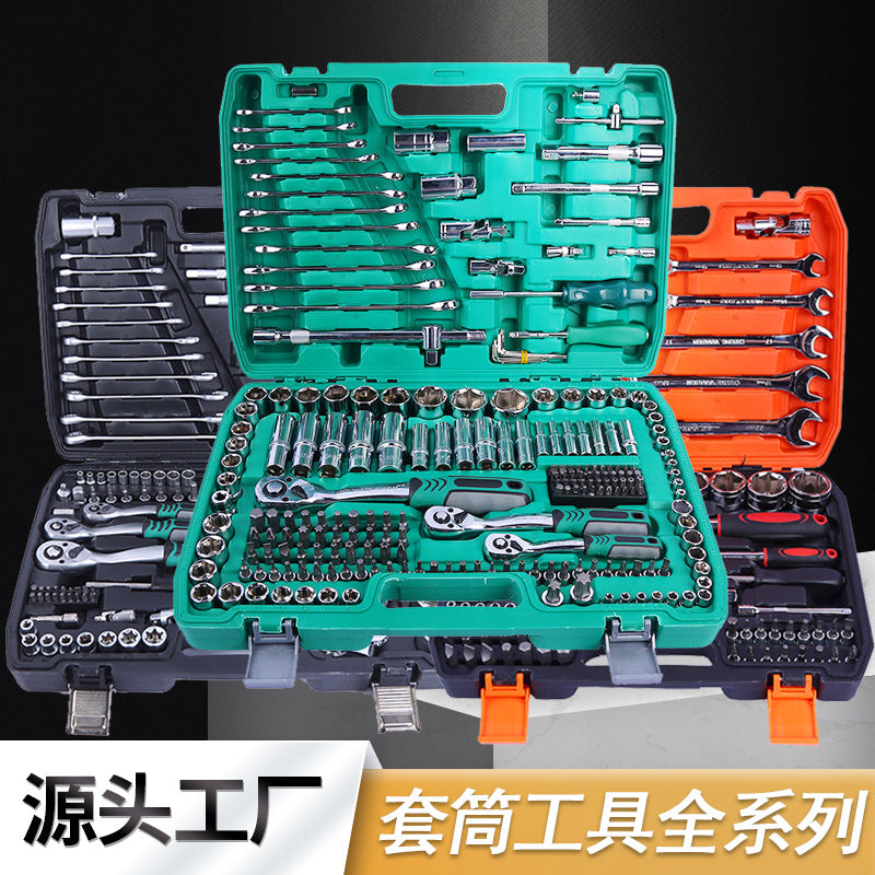 82 pieces machine repair combination tool set