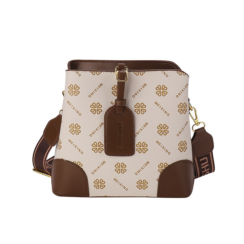 New printed bucket bag large capacity