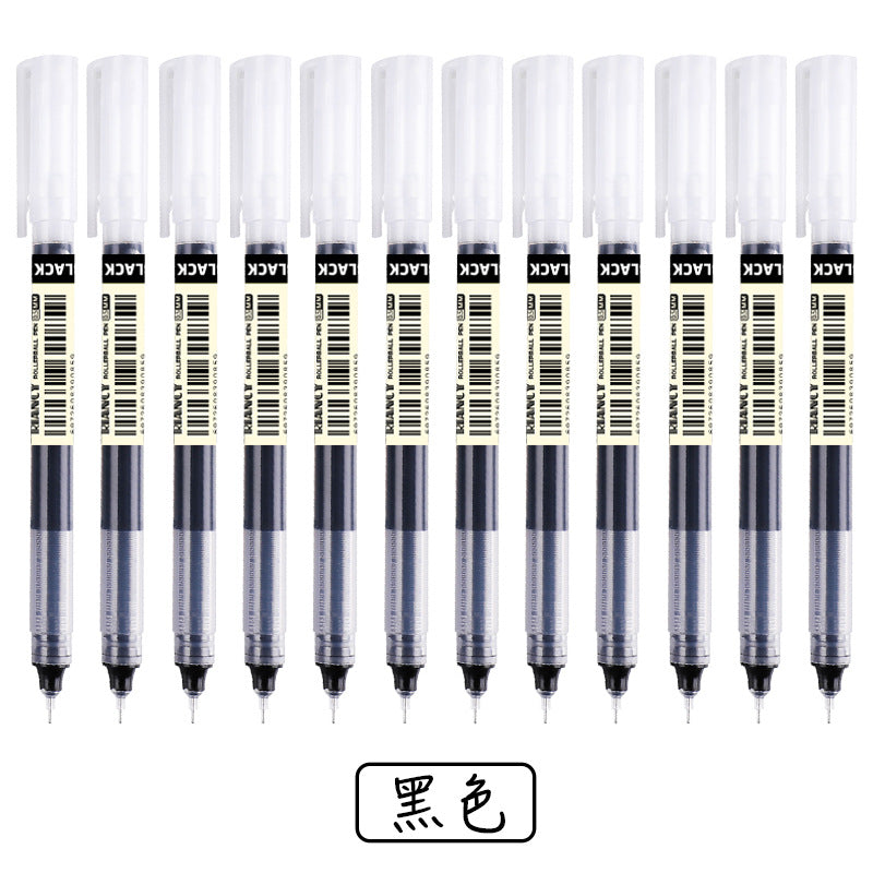 Color neutral straight liquid ballpoint pen