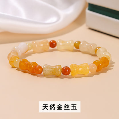 Tianshan Jade Bamboo Bracelet