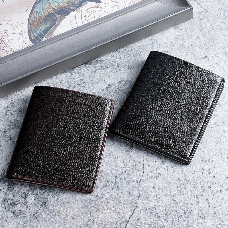 Thin zipper wallet