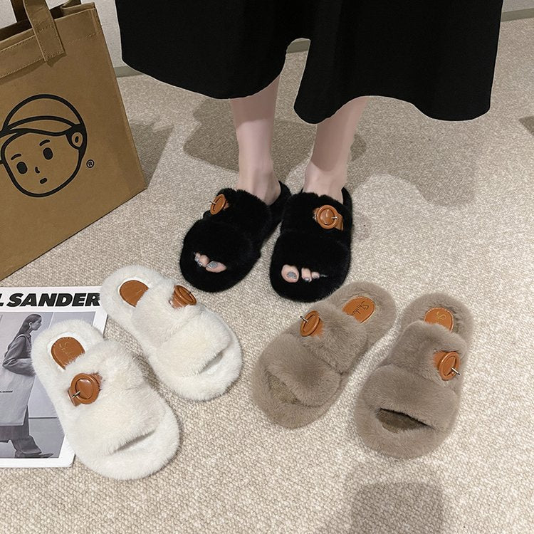 New autumn and winter cotton slippers