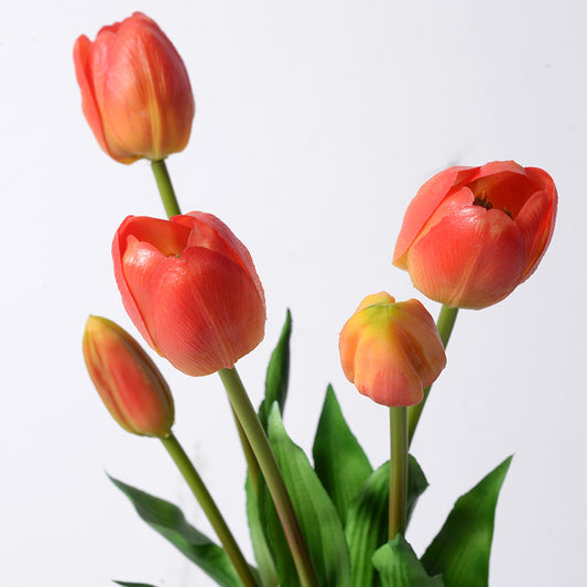 Simulation 5-head moisturizing tulip bouquet