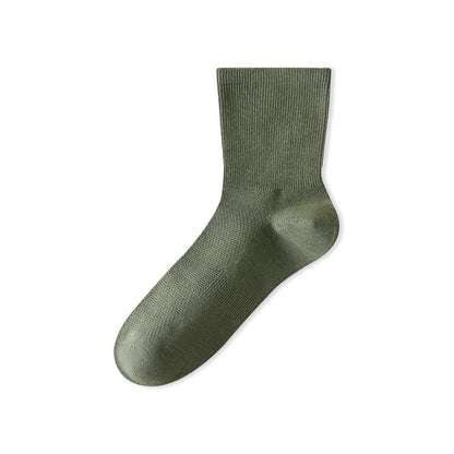 Cotton Anti-Odor Loose Top Men's Aromatherapy Mid-Calf Socks