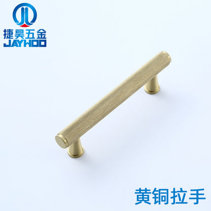 Solid brass handle cabinet door