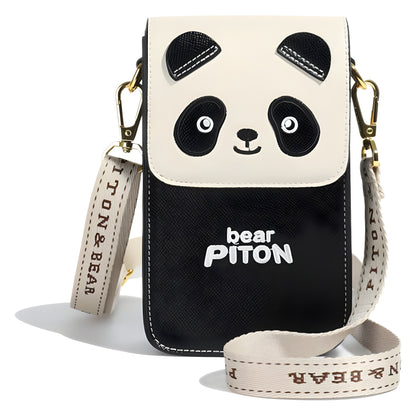 Soft leather lightweight cartoon mini bag