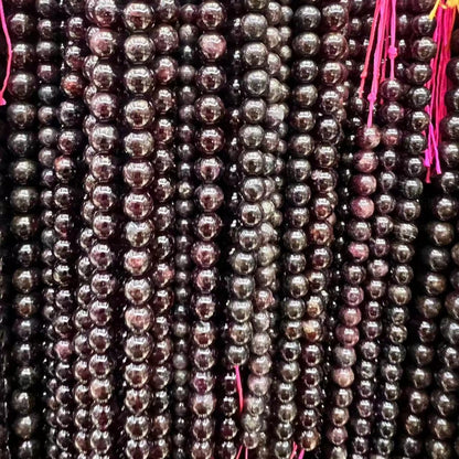 4-12mm natural garnet crystal beads loose beads