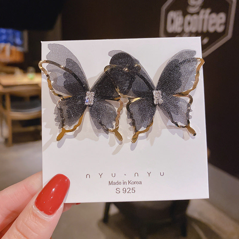 Pendientes de hada súper mariposa nicho 