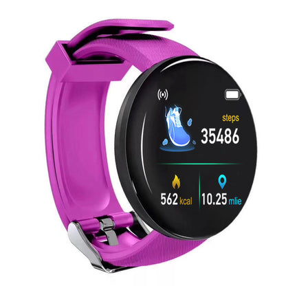 D18 Round Color Screen Health Monitoring Bracelet