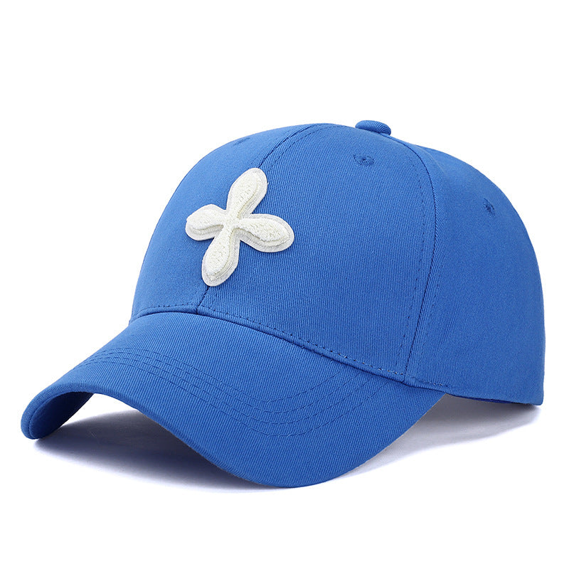 All-Season Embroidered Textured Sun Protection Baseball Cap