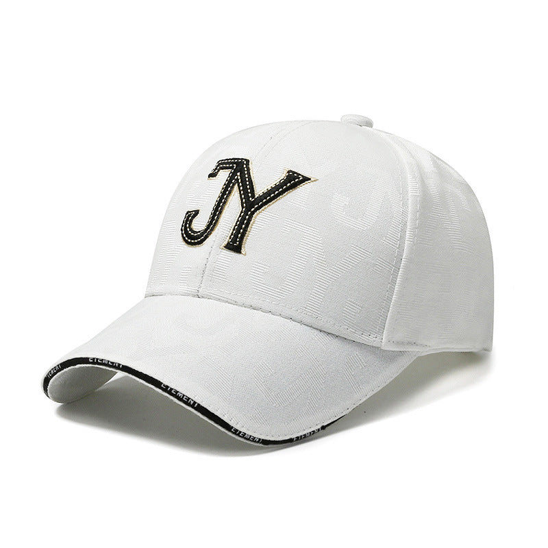 Korean Letter Soft Brim Sun Protection Baseball Cap