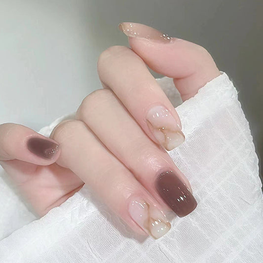 Marble Gradient Nails