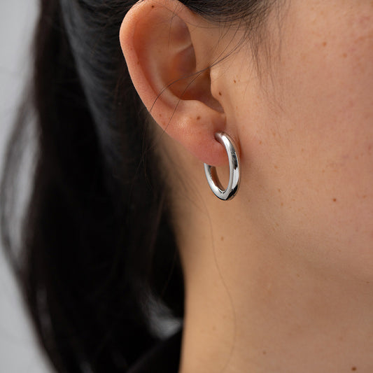 Solid Hoop Earrings