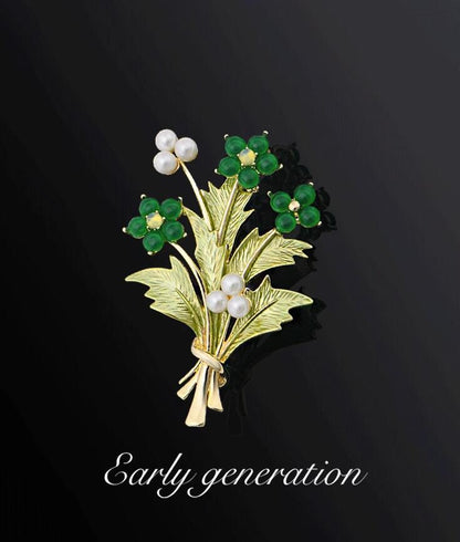 Bouquet brooch for women's high-end fashion