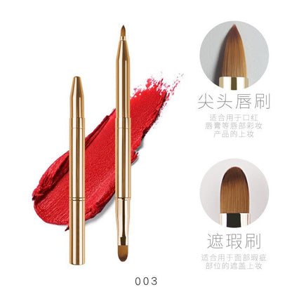 Colorful Retractable Dual-Ended Lip Brush