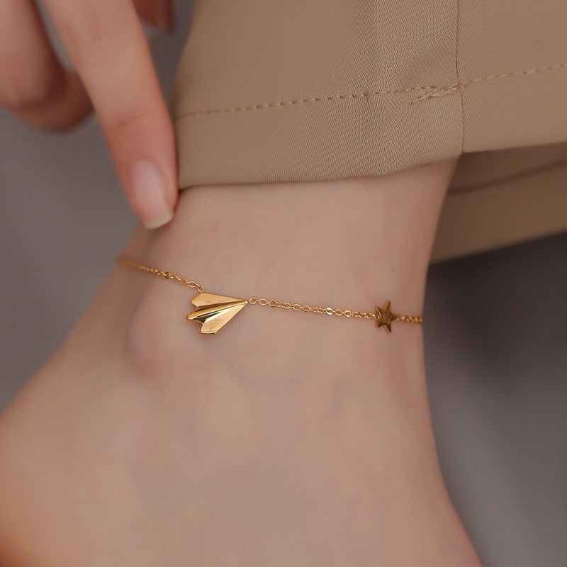 Small plane anklet