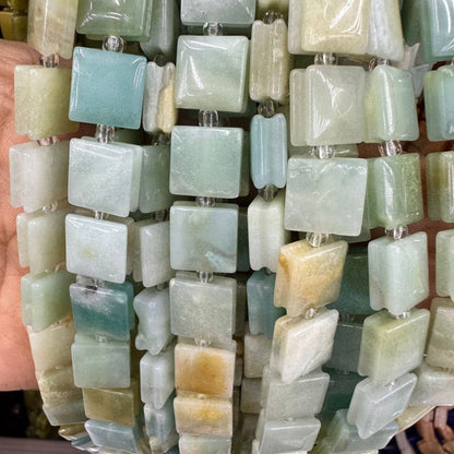 Crystal square shaped beads loose beads