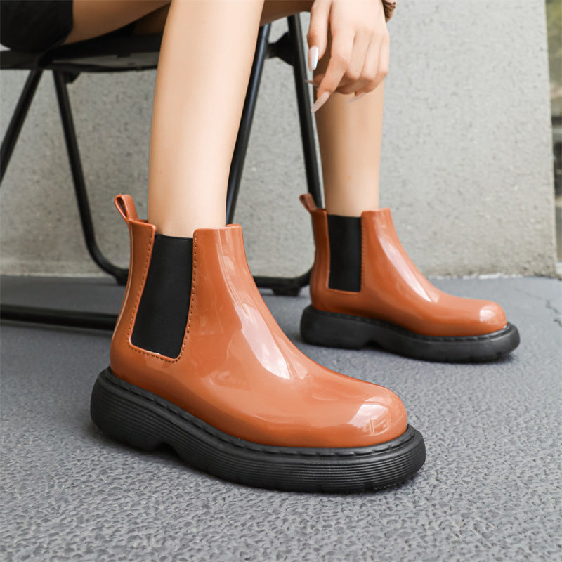 Casual rain boots work shoes women