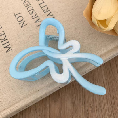 Butterfly hollow design grab clip cute hairpin