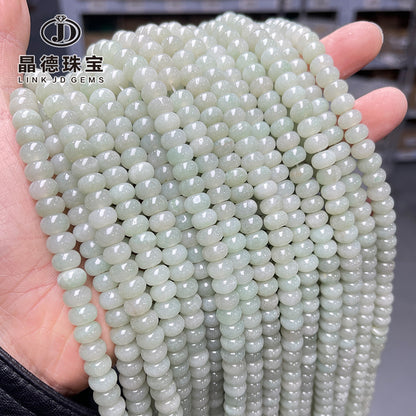 4 * 8Mm natural She Taicui jade abacus beads loose beads